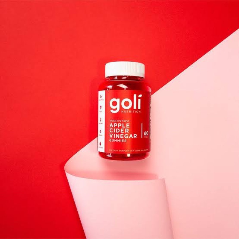 Goli Apple Cider Vinegar Gummies แท้ 100%