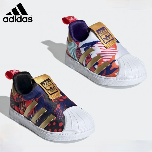 Ad superstar 360 รองเท้าผ้าใบ รองเท้าวิ่ง แบบนิ่ม สําหรับเด็กผู้ชาย และเด็กผู้หญิง