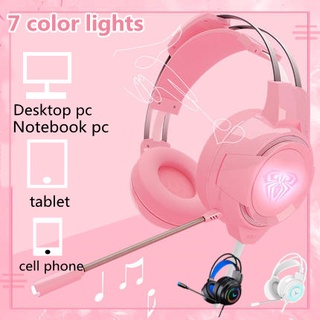 Wired 3.5mm Gaming Headphones Noise Canceling Headset With Mic Microphone For PC PS4 Computer