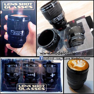 แก้วช๊อต Lens Shot Glasses (2 oz) 3 แก้ว/กล่อง