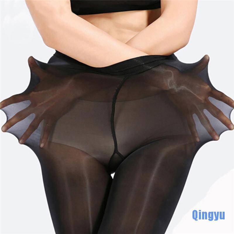 [qingyu] Sexy Elastic Tights Silk Stockings Skinny Pantyhose Prevent Hook Women Stocking
