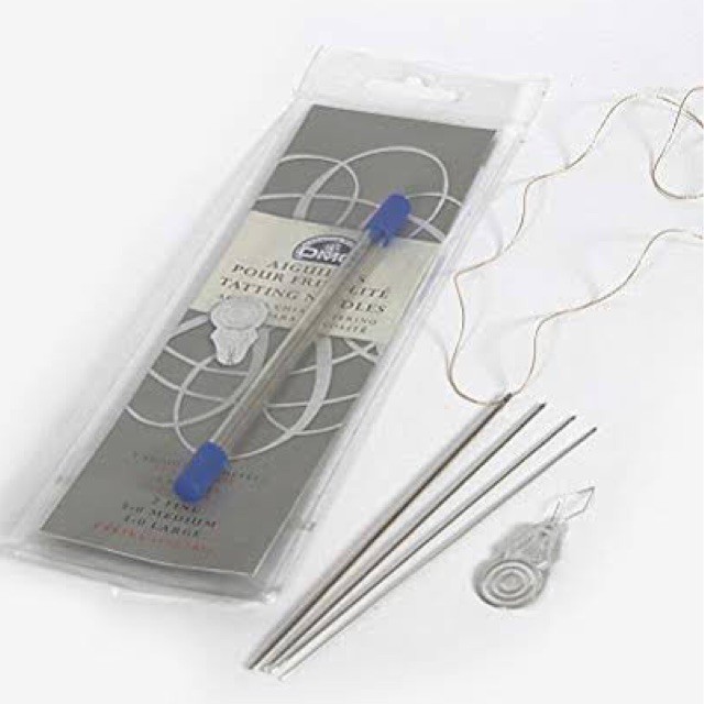 DMC Tatting needles ชุดเข็มแทตติ้ง พร้อมที่สนเข็ม