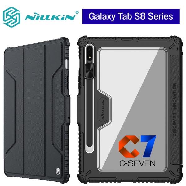 [ ส่งจากไทย ] Nillkin เคส Samsung Galaxy Tab S7 / S8 / S7 / S8 Plus / S7 FE เคสฝาพับซัมซุง จากโรงงาน