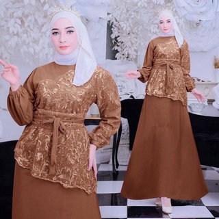 Maxi SHARA TILE MUTIARA M L XL XXL / MAXI TILE MUTIARA / MAXI Tille / MAXI MUSLIMAH ล่าสุด / GAMIS Party