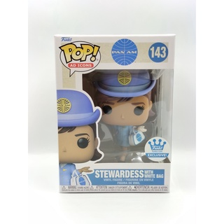 Funko Pop Ad Icon Pan Am - Stewardess With White Bag #143