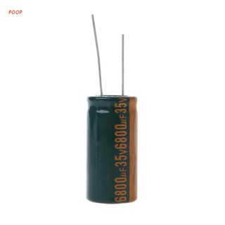 POOP 35V 6800uF Capacitance Electrolytic Radial Capacitor High Frequency Low ESR