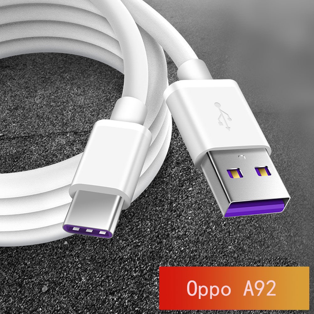 ชุดสายชาร์จ สายชาร์จเร็ว สายไฟแรงสูง สีดำ สีขาว สําหรับ Oppo A54 A74 5G A92 Reno 5F realme 8 Pro (1.0 ม.1.5 ม. 2.0 ม. 3.