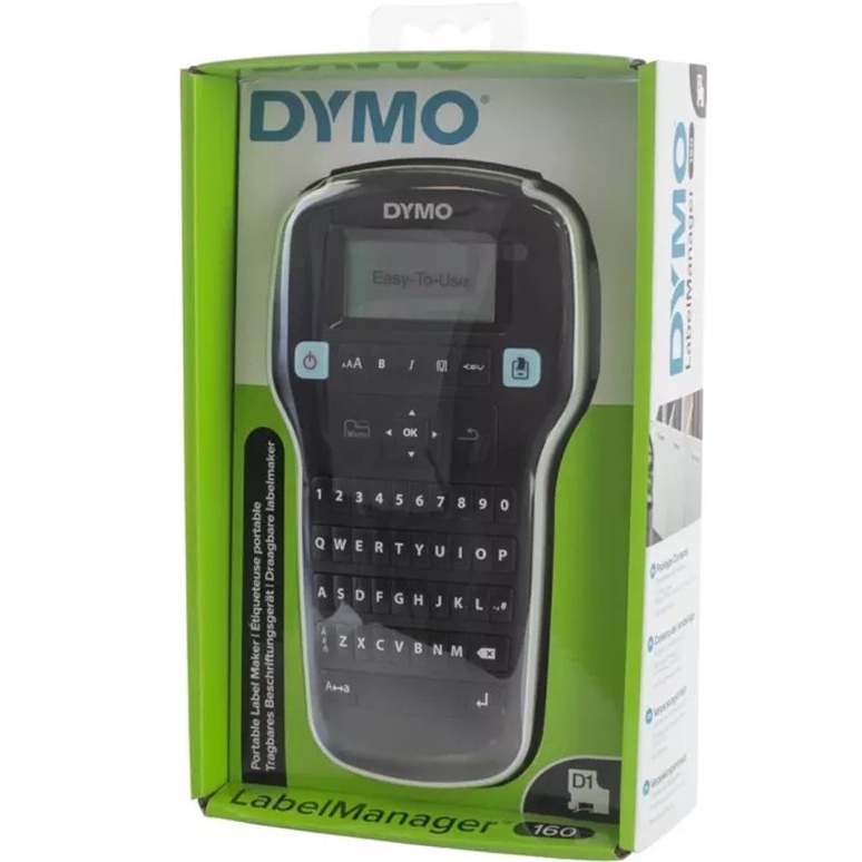 DYMO 160 แท็ก Leta ดั้งเดิม | เครื่องติดฉลากแบบพกพา ตัวจัดการฉลาก 160 ตัวติดฉลาก LMR-160 ภาษาอังกฤษ