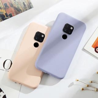 เคส Huaweo Mate 20 Pro กรณี Huawei Mate 50 40 30 20 X P30 Pro หรูหราเหลวซิลิโคนโทรศัพท์เคสปลอกอ่อน