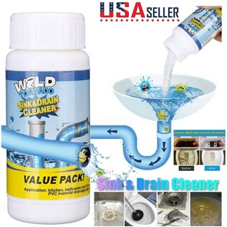 wild tornado sink &amp; drain cleaner  ผงสลายละลายไขมันอุตตันในท่อน้ำ