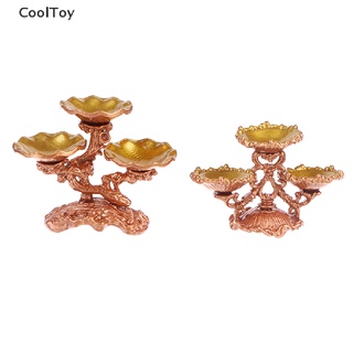 &lt; Cooltoy &gt; ถาดใส่อาหาร ผลไม้ ขนาดมินิ ของเล่น สําหรับตกแต่งบ้านตุ๊กตา 1:12