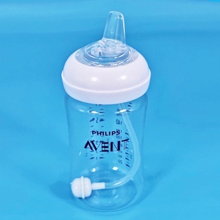 จุกนมหลอก พร้อมหลอดดูด สําหรับ Philips Avent Natural Wide Neck bottle (ไม่รวมขวด) 1 ชิ้น