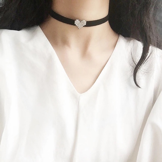 สร้อยคอโชคเกอร์ ลูกไม้ RM1.60 1 ชิ้น