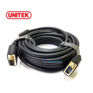 UNITEK สาย VGA คุณภาพดี รุ่น Y-C503G Y-C504G Y-C505G Y-C506G Y-C507G สายยาว 1.5-10 เมตร YC506G