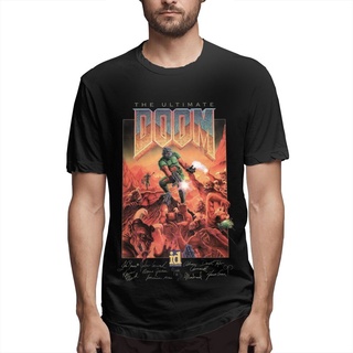 เสื้อผ้าผชเสื้อยืดแขนสั้นลําลอง พิมพ์ลาย LLM Doom 1993 Pc Is Fit As A Series คุณภาพสูง พลัสไซซ์ แฟชั่นสําหรับผู้ชายS-5XL