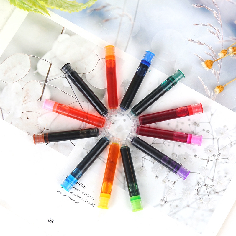 Ten - ปากกาหมึกแบบใช้แล้วทิ้งสีฟ้า / ดํา / แดง 0 . 34 มม .