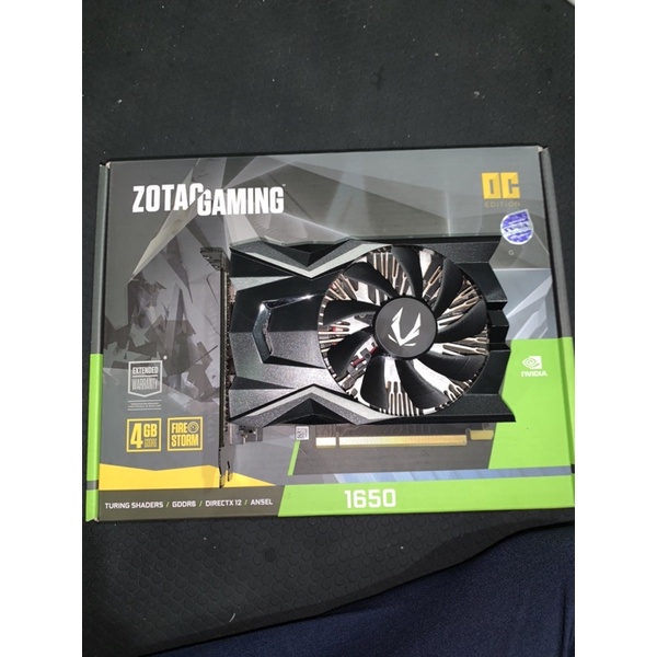 GTX 1650 4GB. OC Zotac