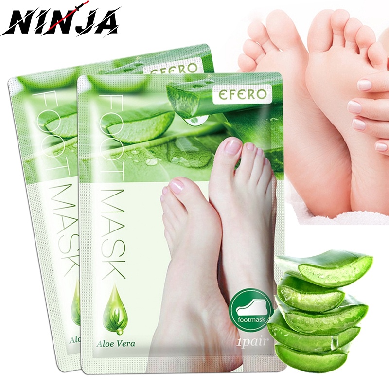 [Hot]1 คู่ Dead Skin Remover Feet Mask Exfoliating Heels Foot Mask Pedicure Peeling Feet Mask คําอธิ