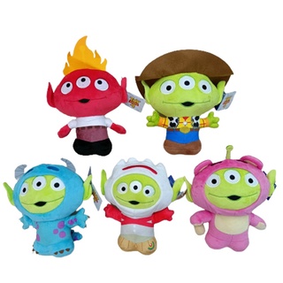 Toy Story 4 Lotso Pixar ตุ๊กตาสัตว์ประหลาด Woody Monster Animal Story Line up Standing Three eyed Doll Cross dressing Plush Doll Pixar Doll