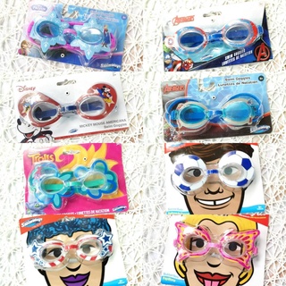 100% US Character Swimming Goggles Swimming Glasses แว่นกันน้ำ แว่นตาว่ายน้ำ สำหรับเด็ก