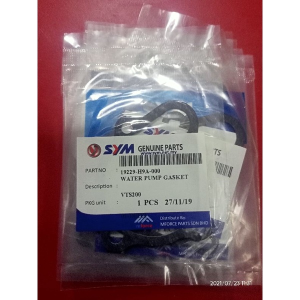 ปั๊มน้ํา GASKET VTS200 (19229-H9A-000)