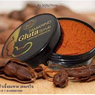 🔥( ถูก/แท้ )🔥Tamarind Gluta Scrub ทามารินด์ กลูต้า สครับ สครับกลูต้าเนื้อมะขาม สครับผิว