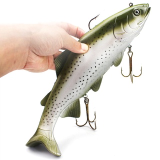 20cm/30cm Sea Fishing Big Size Simulate Soft Lure Artificial Wobblers Baits Pike Swimbait Crank Bait for Big Fish W5