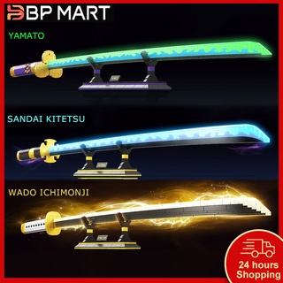 Roronoa Zoro บล็อกตัวต่อเลโก้ Katana YAMATO Sandai kitetsu Wado Ichimonji Santauryou ของเล่น ของขวัญ สําหรับเด็กผู้ชาย ของสะสม คอสเพลย์