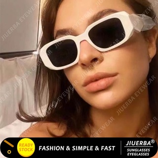 ราคา(JIUERBA)COD 2021 ใหม่มาถึง Western สี่เหลี่ยมผืนผ้า Cat Eye แว่นตากันแดดผู้หญิง Candy สีรูปไข่แว่นตากันแดดสไตล์เรโทร