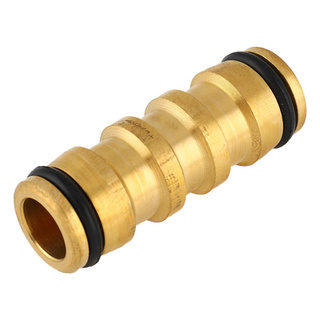 ✨ขายดี✨ ข้อต่อสองทาง  NB-B2-WAY 5/8 นิ้ว BRASS HOSE FITTING SPRING NB-B2-WAY 5/8” สินค้าคุณภาพสูง