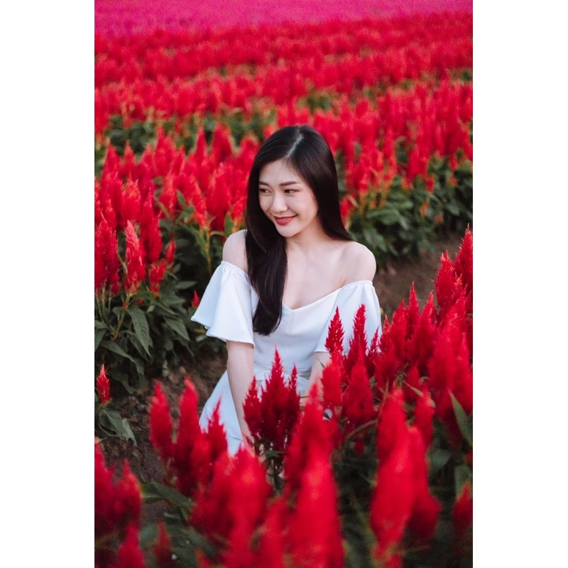 Nooch.Closet :ชุดเดรสออกงาน ชุดเพื่อนเจ้าสาว Fairy Maxi Dress
