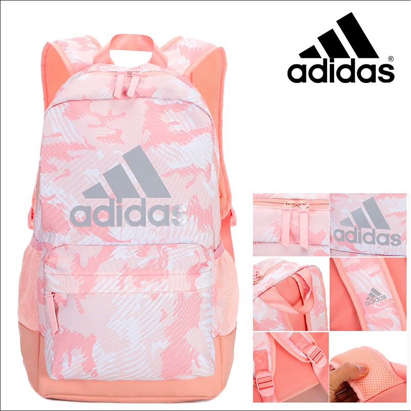 [จัดส่งในกทม.] กระเป๋าเป้สปอร์ตแฟชั่น Adidas girl backpack สีชมพูมี 4 แบบให้เลือก
