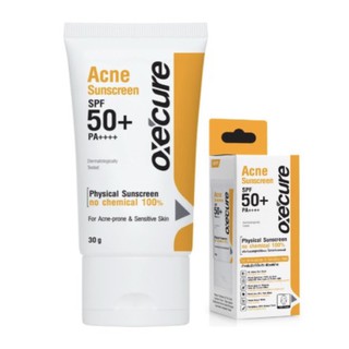 oxecure acne sunscreen