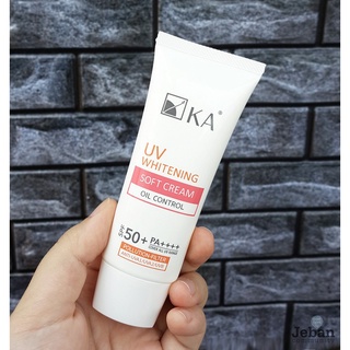 KA UV WHITENING SOFT CREAM SPF50+PA++++ เคเอ ยูวี กันแดด เนื้อครีมบางเบา คุมมัน 30 g.