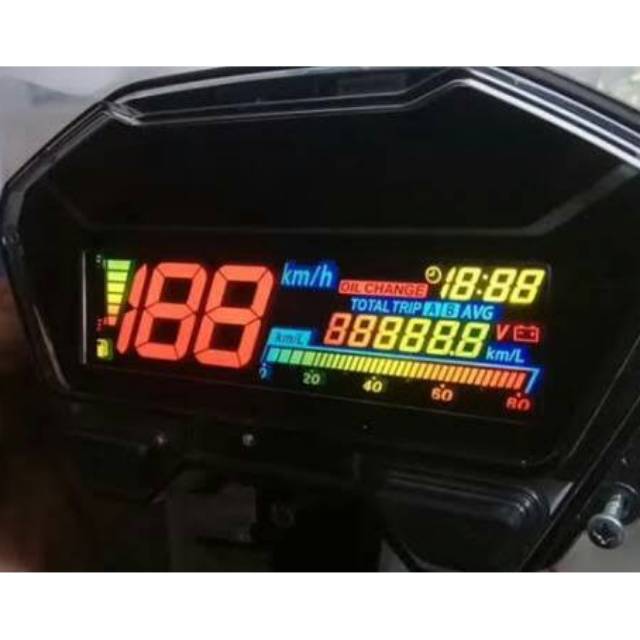 ใหม่ Vario 125/150/160 สติ๊กเกอร์วัดความเร็ว LCD