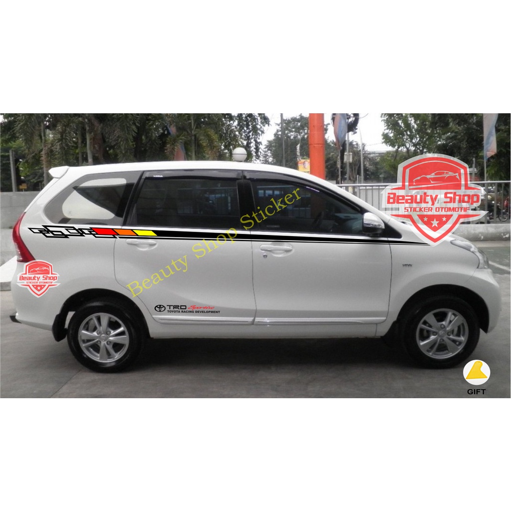 สติ๊กเกอร์ Avanza, สติ๊กเกอร์รายการตัด Avanza veloz, รถยนต์ sportivo ใหม่ทั้งหมด