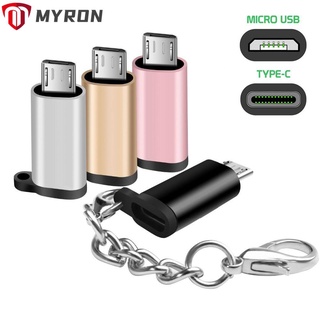 myron micro usb to type - c otg อะแดปเตอร์แปลงสายเคเบิ้ลสําหรับ android phones