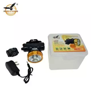HLX ไฟฉายคาดหัว ตรานก กันน้ำ ลุยฝนได้ ไฟฉาย LED หมุนหรี่แสง ชาร์จได้ หม้อแบต เดินป่า ส่องกบ กรีดยาง แบตอึด HL-603