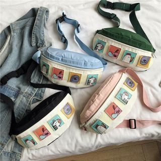 ทักแชทก่อนสั่ง 🕙 กระเป๋าคาดอกคิ้วทึมากฮะ (DIY belt bag)