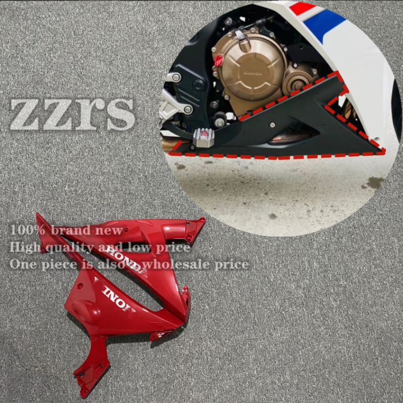 อกล่าง honda cbr500r ปี 2015-2018 CBR500R cbr500r ชุดอกล่างซ้ายขวาแฟริ่ง cbr500r อกล่างสีแดงชุดแฟริ่