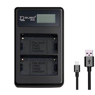 แท่นชาร์จแบตกล้องมีจอ LCD DAUL CHARGER LPE12 Samll