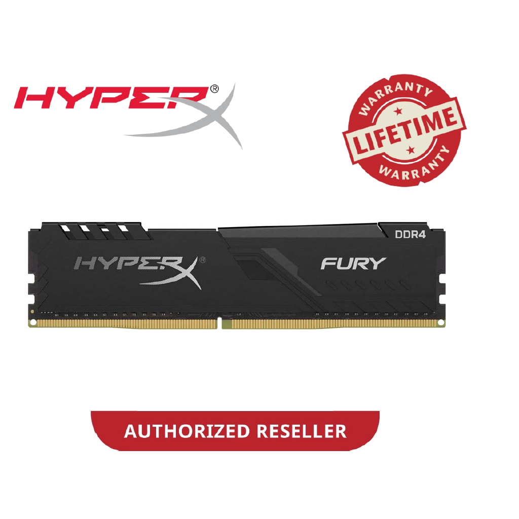 Kingston HyperX FURY 8GB 2400MHz DDR4 CL15 DIMM BLACK (HX424C15FB3/8)