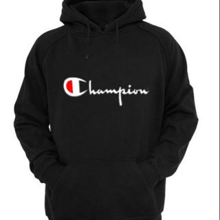 เสื้อฮถ้ดสีดำ champion