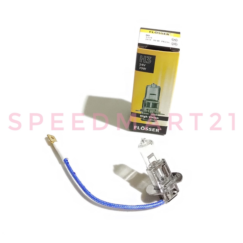 H3 24V 70W FLOSSER / DOP FLOSSER H3 24V 70W หลอดไฟ