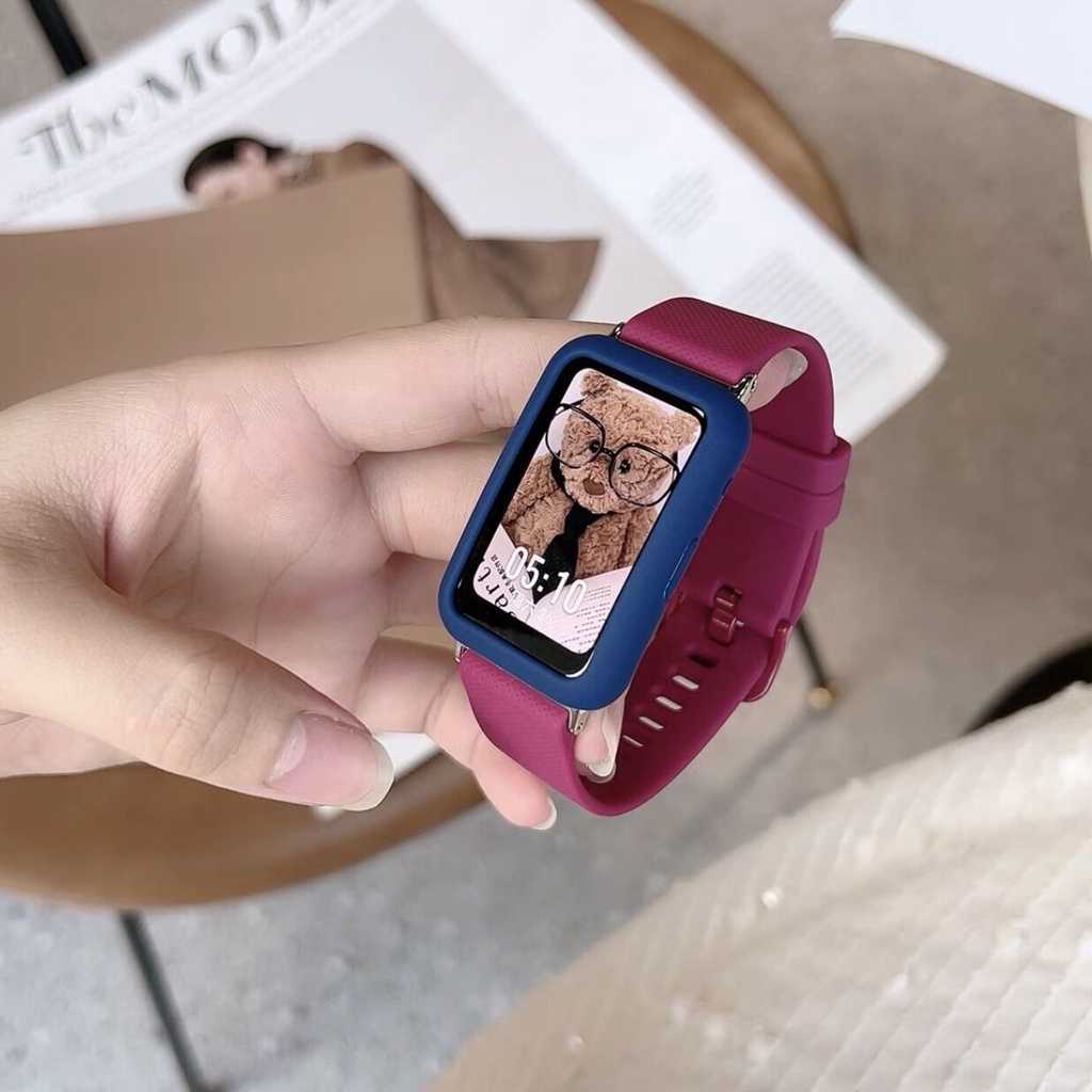เหมาะสําหรับ Huawei Watch Fit 2 / Fit 1 สายซิลิโคนนิ่ม