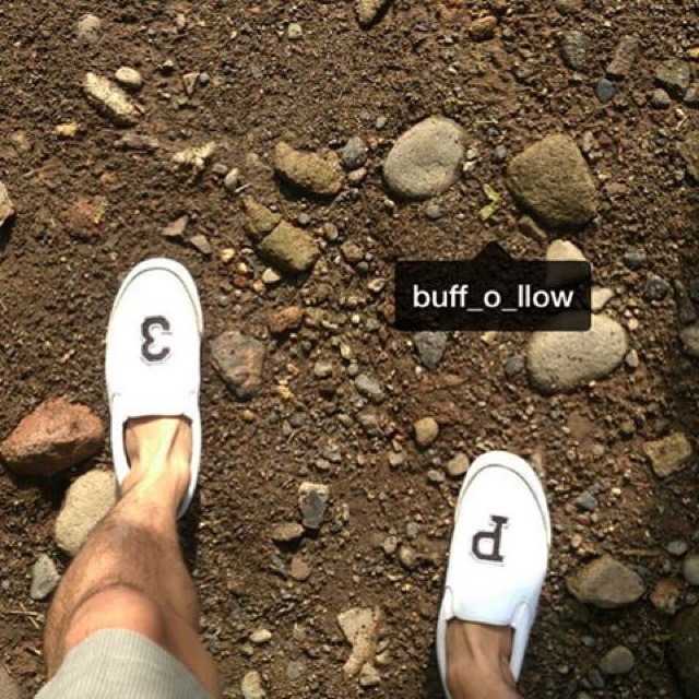 slip Alphabet on shoes