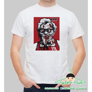 เสื้อยืด ผ้าTK ใส่สบาย ผ้านุ่ม ราคาถูก ลายยอดฮิต KFC