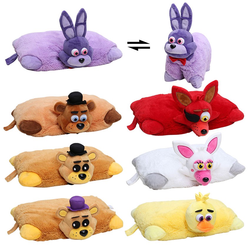 หมอนตุ๊กตาของเล่น Five Nights at Freddy's plush pillow FNAF Freddy Fazbear Chica Bonnie Mangle foxy 