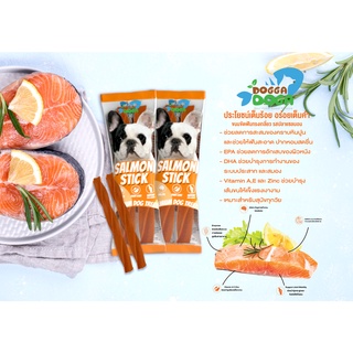 Dogga Doga Salmon Stick ขนมขัดฟันสุนัข