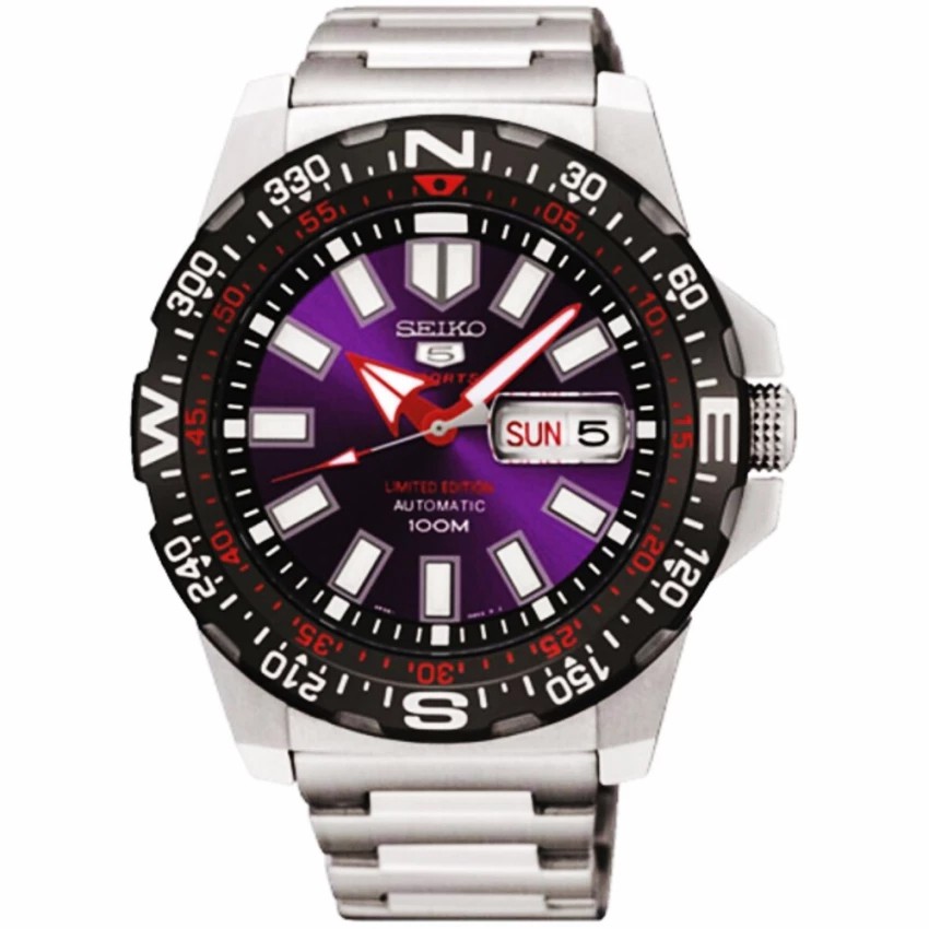 Seiko Mini Monster Limited Edition นาฬิกาข้อมือผู้ชาย สแตนเลสแท้ รุ่น SRPB75K